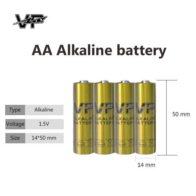 1.5V LR6 Dry Cell AM3 Ultra Alkaline Cell Battery 380Mins AA Primary VP Battery