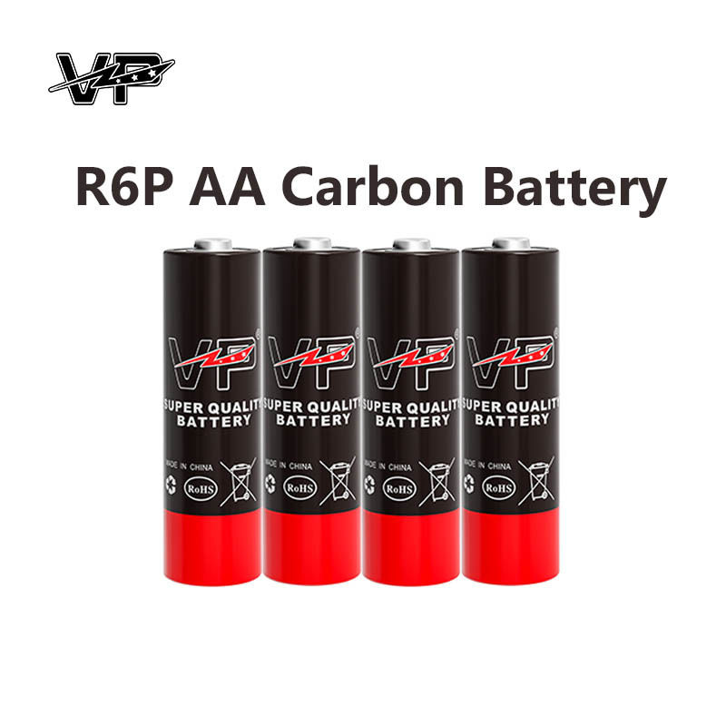 R6P UM3 1.5 Aa بطارية الكربون الزنك حماية البيئة VP AA بطارية أساسية