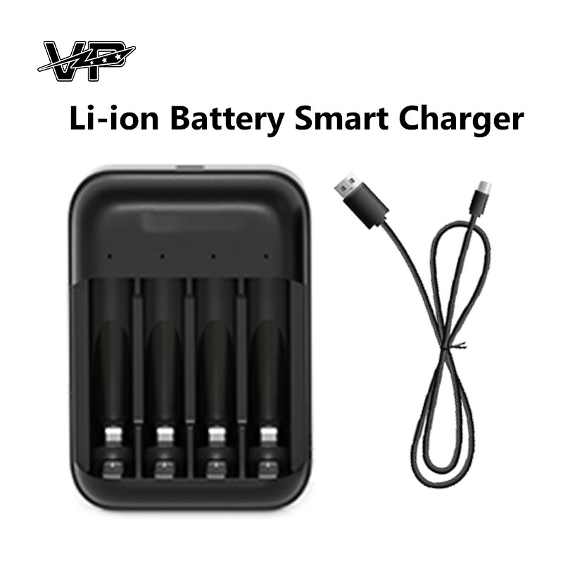 4 Slots 1.5V Li ion Rechargeable VP Battery Charger For AA and AAA Batteries M7032