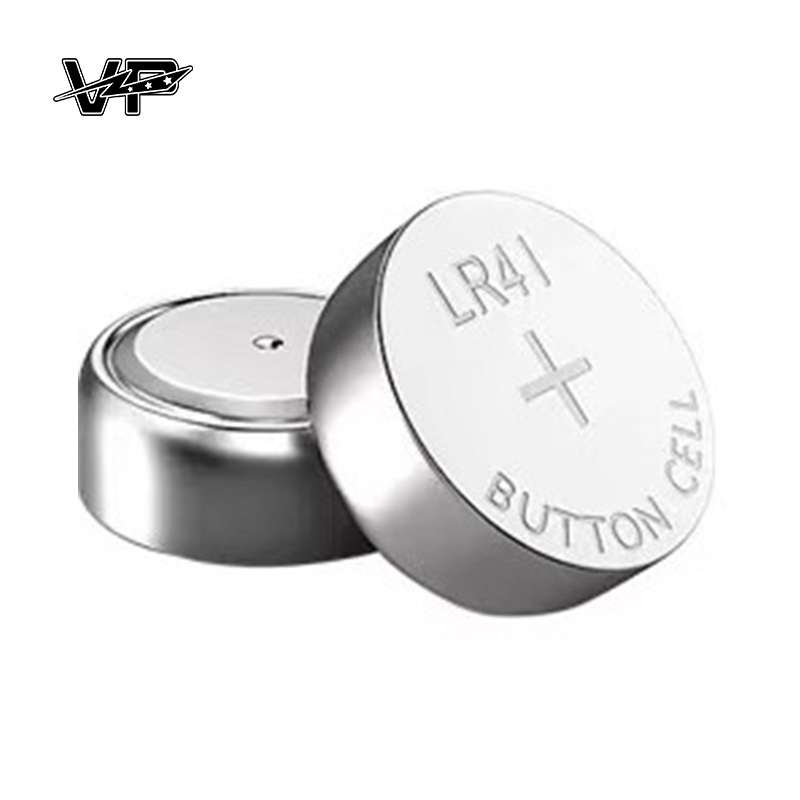 LR41 AG3 Mercury Free 1.5 Volt Alkaline Button Cell Battery VP With High Capacity
