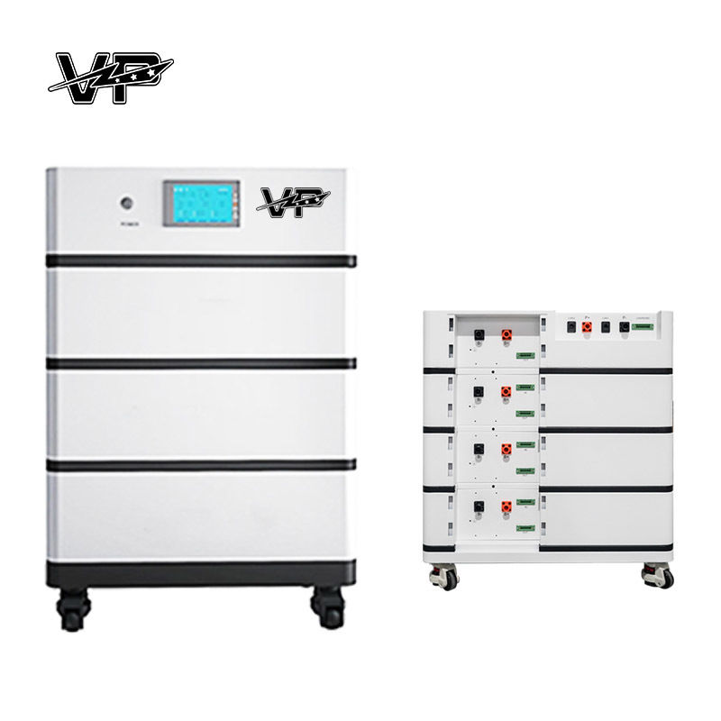 307.2V 15.3KWH होम बैटरी स्टोरेज सिस्टम VP हाई वोल्टेज स्टैकेबल लिथियम बैटरी