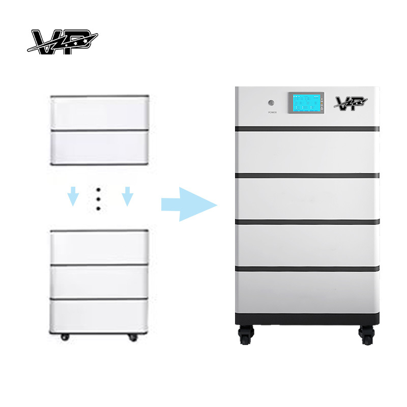 VP 20.4KWH 409.6V Household Energy Storage System Lithium Battery Pack 4*32S1P