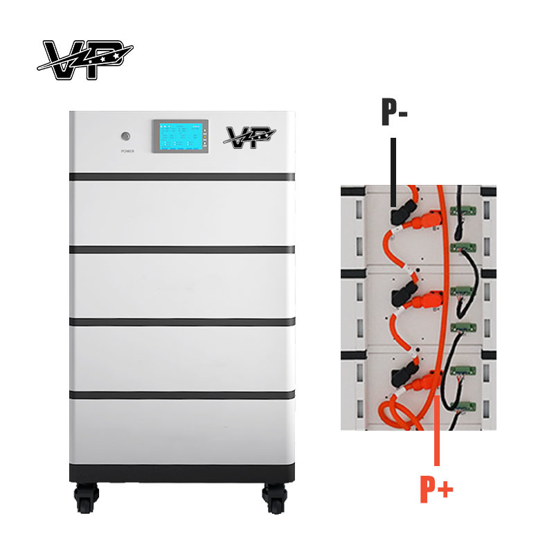 VP 20.4KWH 409.6V Household Energy Storage System Lithium Battery Pack 4*32S1P