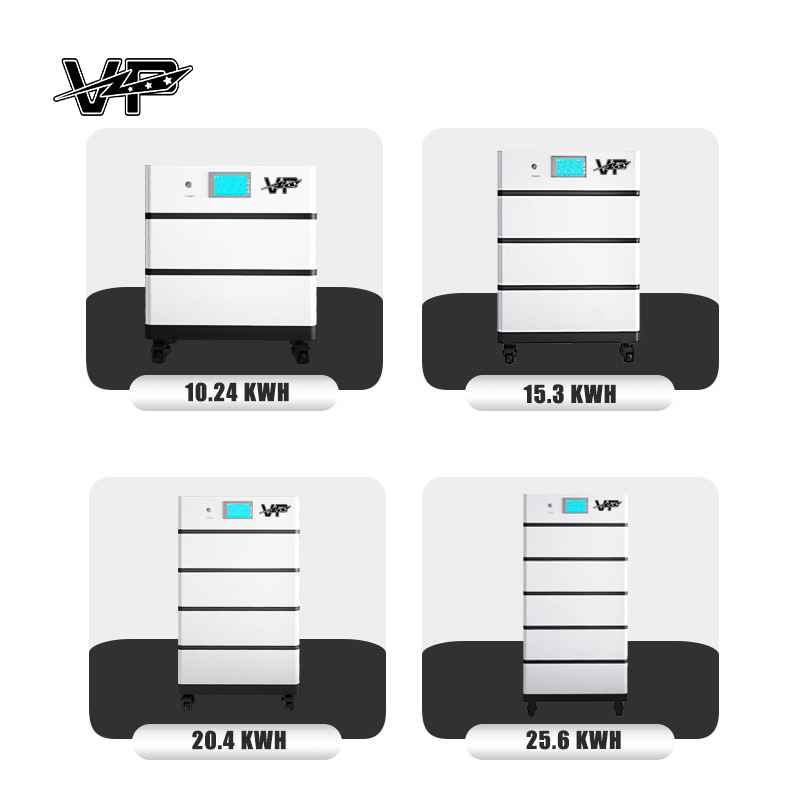 5*32S1P Home Energy Storage System 25.6KWH 512V Floor Mounted VP LiFePO4 Solar Battery