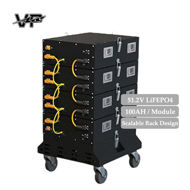 IP20 VP Home Energy Storage System 51.2V/100AH Renewable Ready Rack Solution