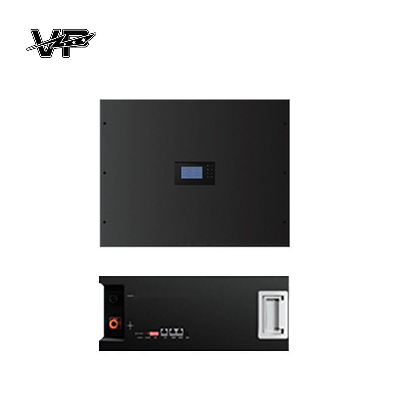 100A Système de batterie de stockage d'énergie Lifepo4 continue pour le rack domestique monté