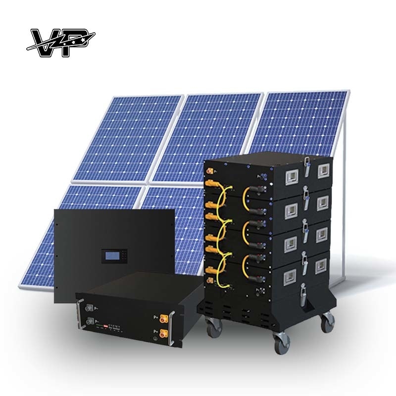 High Density 51.2V Industrial Grade Lifepo4 VP Energy Storage Battery System Scalable Power