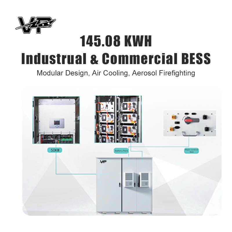 Air Cooling ESS Integrated Energy Storage System VP 145.08KWH Battery Pack Cabinet