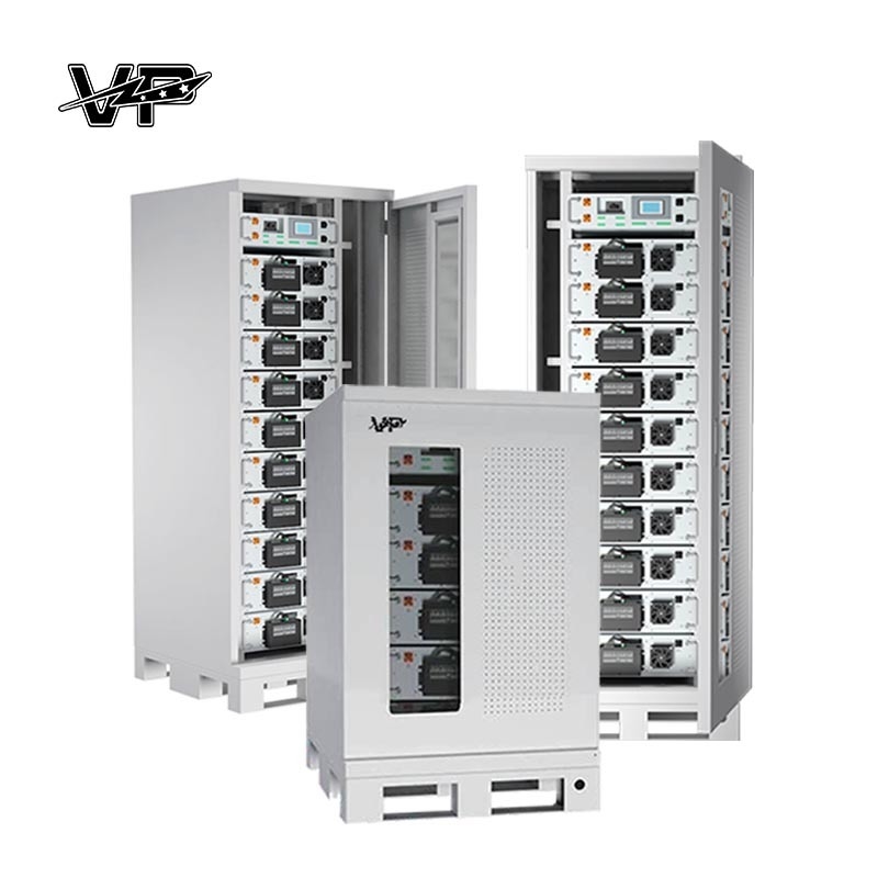 Hybrid Inverter ESS Energy Storage System High Voltage VP Batteries 512V All In One Cabinet 10*16S1P