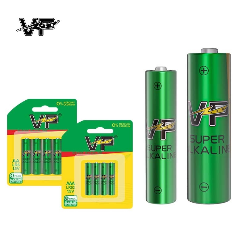 VP LR03 AAA AM4 Battery Dry Cell 1.5 Volts Alkaline Long Lasting 90Mins