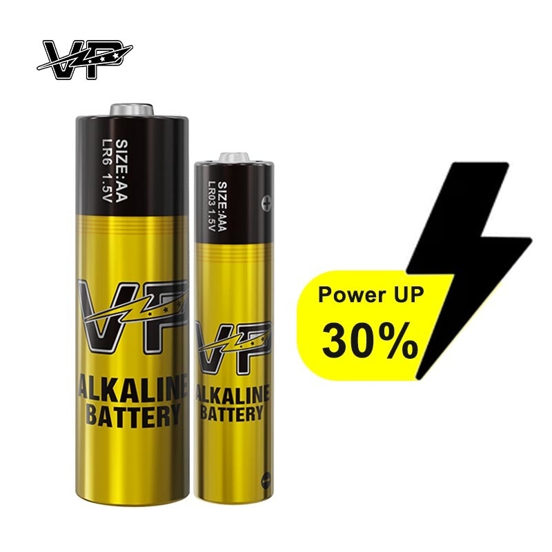 High Energy Density VP Alkaline Battery Aa Lr6 1.5 V 300Mins AM3 OEM ODM Service