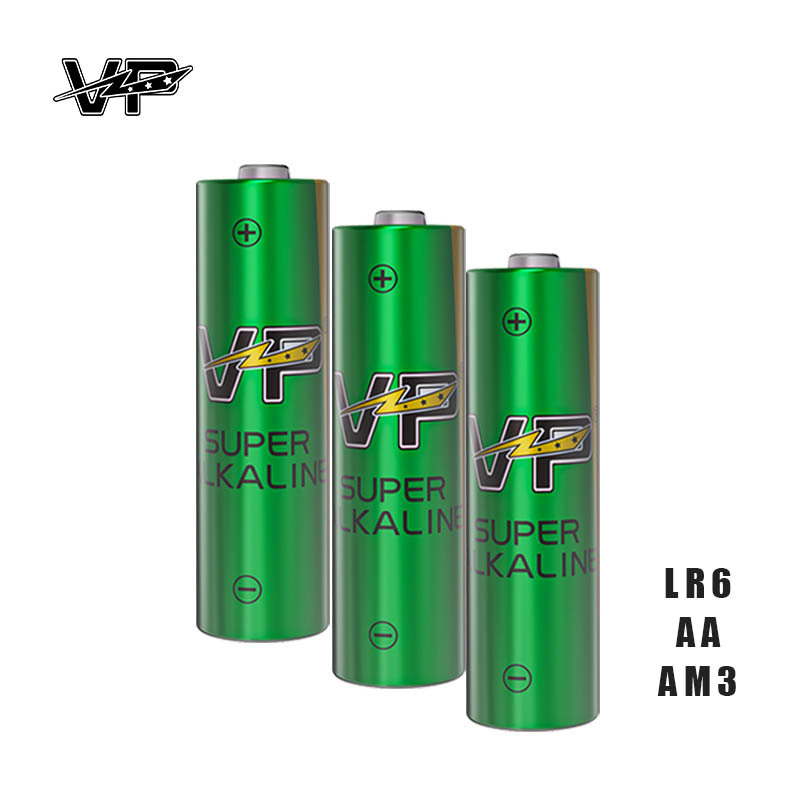 200Mins VP Alkaline Cell Battery LR6 AA AM3 Powerful And Super Capacity Dry Cell