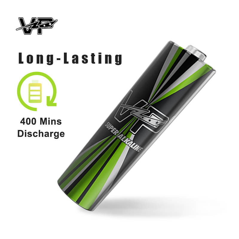 AA LR6 AM3 Dry Alkaline Cell Battery Stable 1.5V 400Mins Long Lasting Power VP Batteries