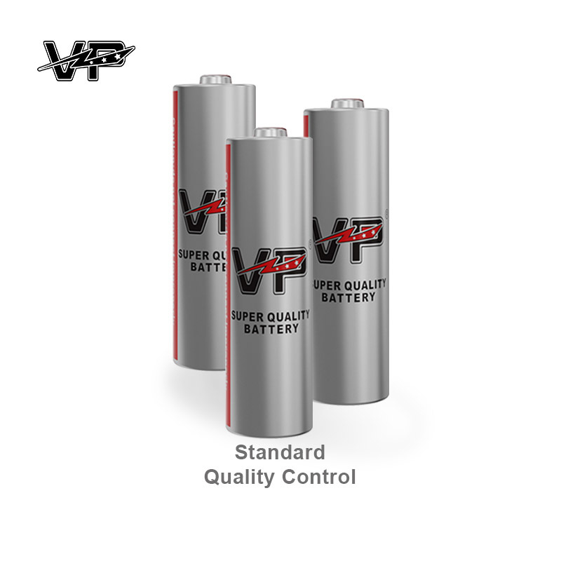 Anti Corrosion VP Batteries R6P AA UM3 Metal Shell Carbon Zinc Battery  90mins 16g