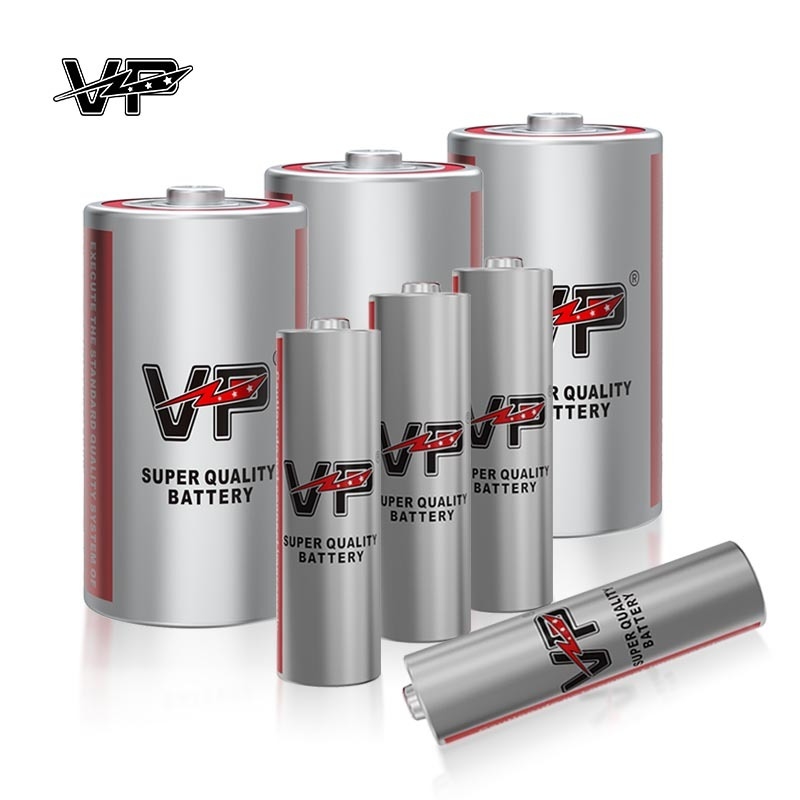 Anti Corrosion VP Batteries R6P AA UM3 Metal Shell Carbon Zinc Battery  90mins 16g