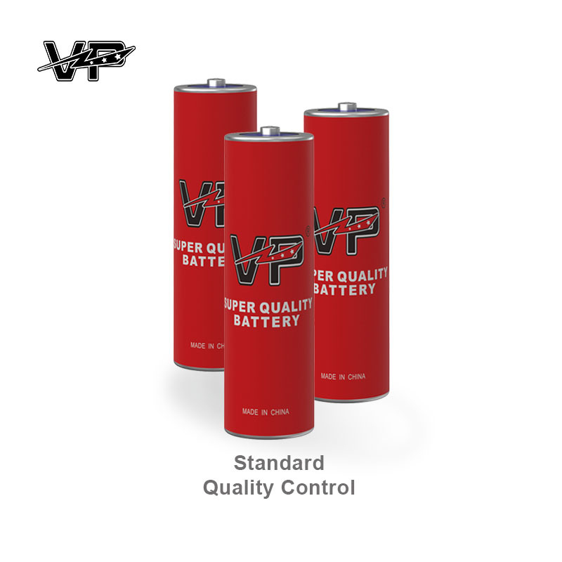 Low Cost 1.5 V Carbon Zinc Battery For Portable Lighting VP R6S AA UM3 50mins Batteries