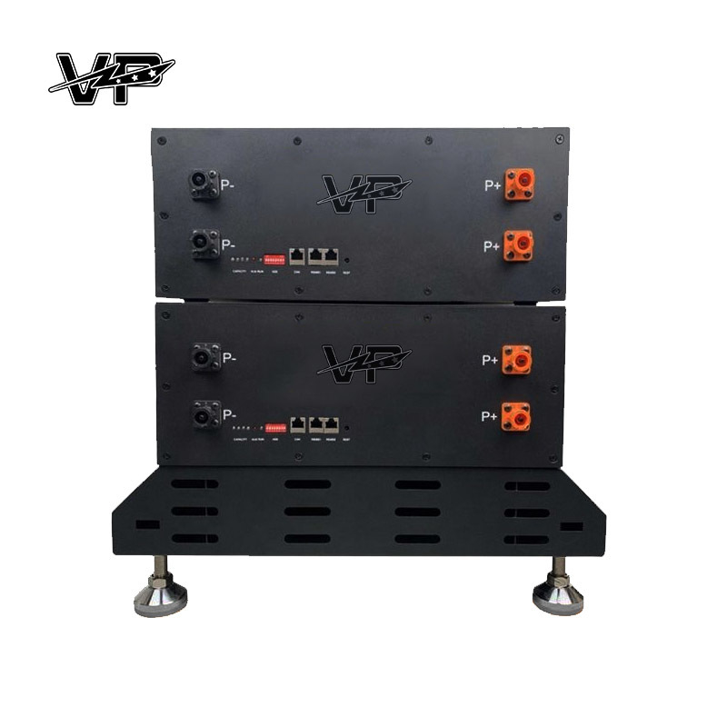 VP 100Ah LiFePO4 Battery Box Lithium Solar Energy Storage Batteries Foot Type
