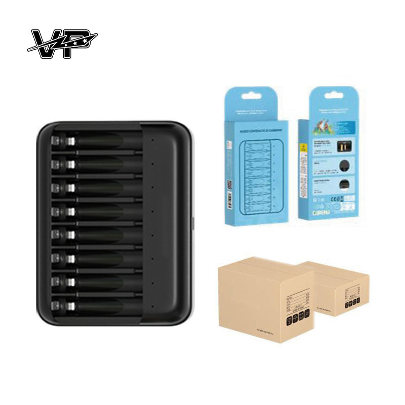 8PCS 1.5V AA AAA Rechargeable VP Li Ion Battery Smart Charger Professional Universal