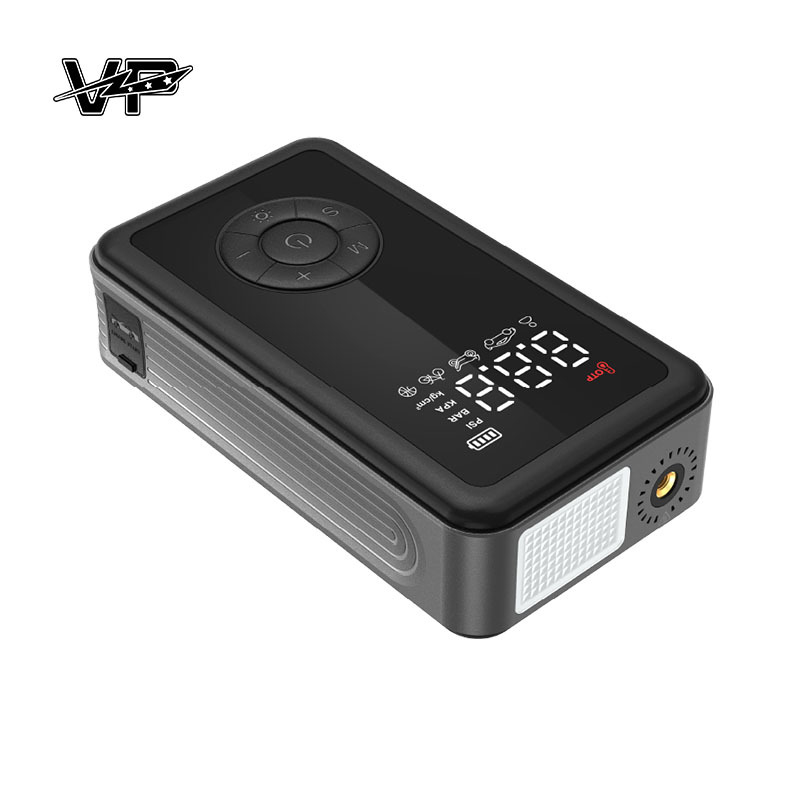 12V Portable 16000mAh Air Pump VP Car Battery Jump Starter Tire Inflator Air Compressor