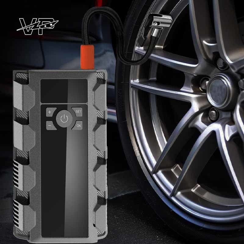 12000mAh Peak 3000A Car Jump Starter Power Bank Portable Air Pump Compressor VP Batteries