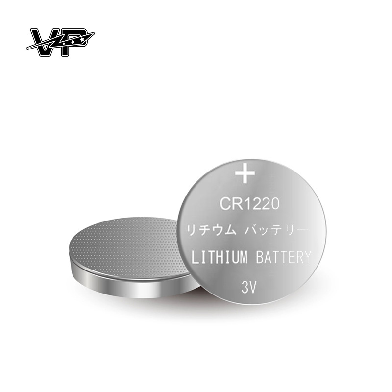 Lithium Cell CR1220 3V VP Button Battery For Watches Remote Controls CE Certified