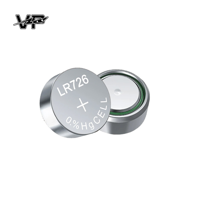 AG2 Alkaline Manganese Button Battery LR726 1.5V Leak Proof No Hg Coin Cell VP Batteries
