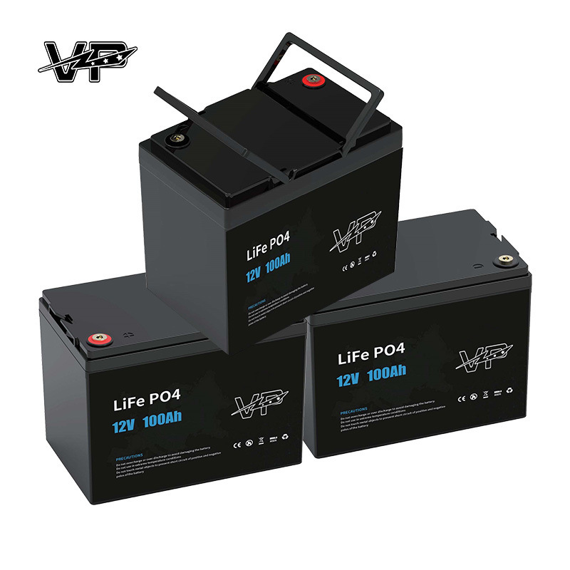 VP باتری اسید سرب باتری لیتیوم آهن شارژر باتری 100Ah 12V بانک برق خودرو