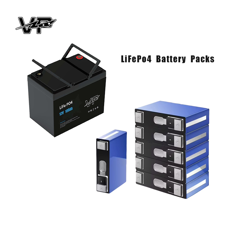 12V 100AH VP Lead to Lithium Battery for Home Solar Storage System dengan Bluetooth