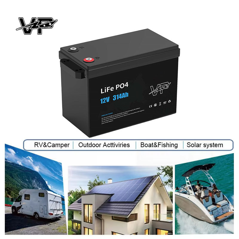 314AH 280AH Lead to Lithium Iron Phosphate VP Battery OEM ODM  Motorboat RV Energy Storage