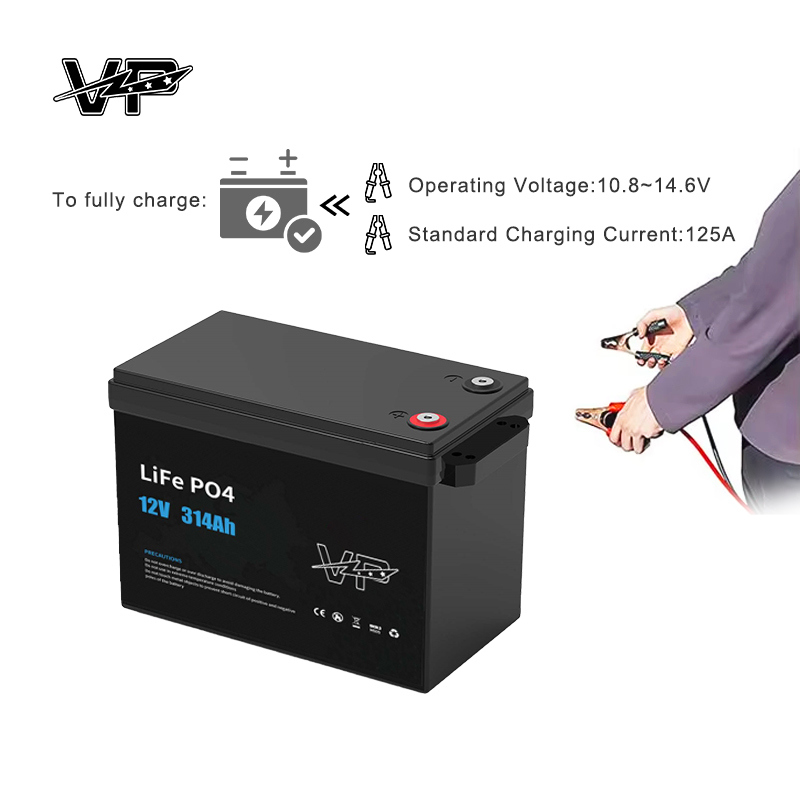 314AH 280AH Lead to Lithium Iron Phosphate VP Battery OEM ODM  Motorboat RV Energy Storage