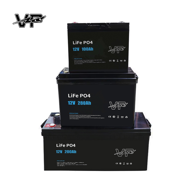 VP 12V 200AH Rechargeable Lithium Ion Lifepo4 Battery Pack for Home Energy Storage System