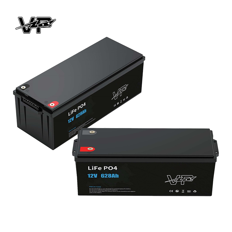 12V 628AH Large Capacity Lithium Iron Phosphate Cell 6000 Cycles VP Lead Acid Battery Pack