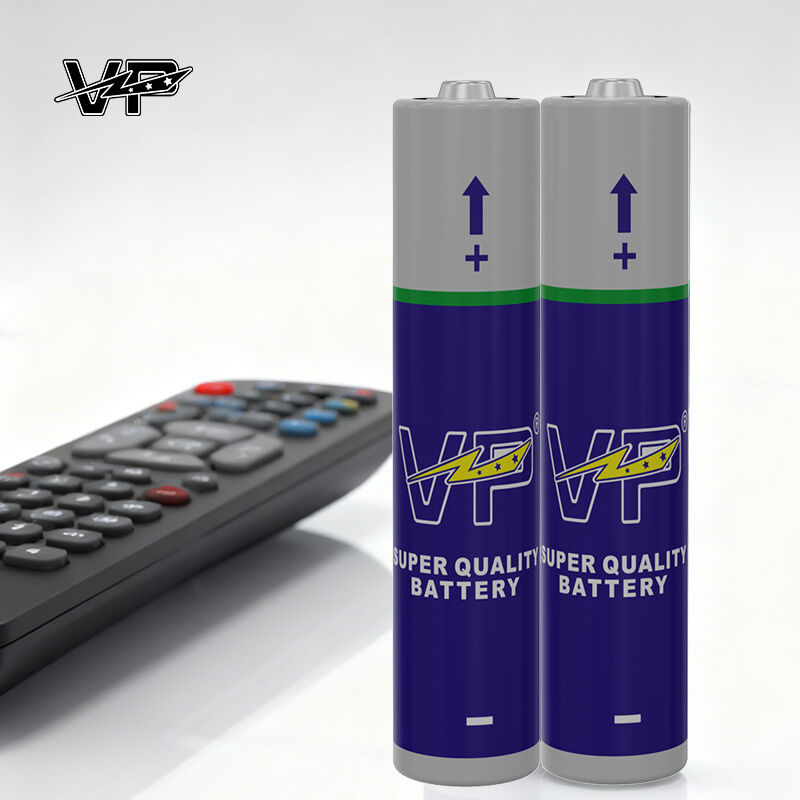 AAA R03 Carbon Zinc Battery Supplier VP UM4 Dry Cell for Clock and Flashlight