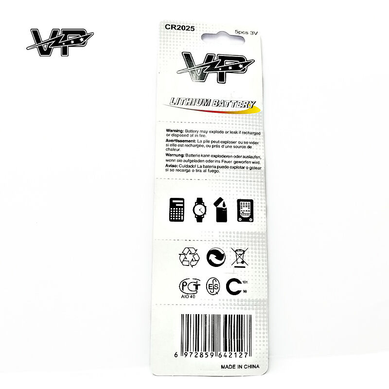 CR 2330 VP 3V 265mHA Primary Coin Lithium Button Battery with 10 Year Shelf Life