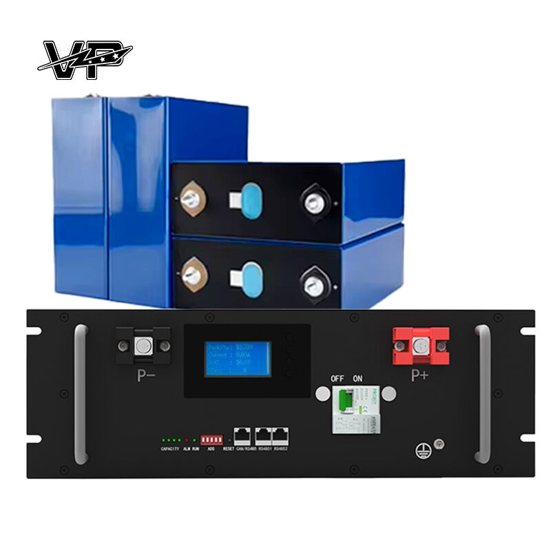 VP Modular 100AH 48V Solar LiFePO4 Battery Stackable Rack-Mount Solar Storage for OEM