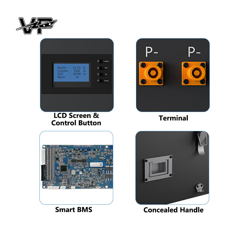 Residential IP20 VP LiFePO4 Diy Kit Energy Storage Battery Support OEM ODM