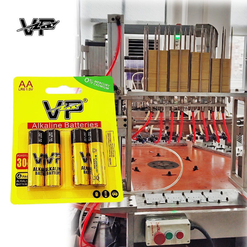 Mercury Free Alkaline Battery LR6 1.5V AA Dry Cell for Hotel Remote Control  Batteries
