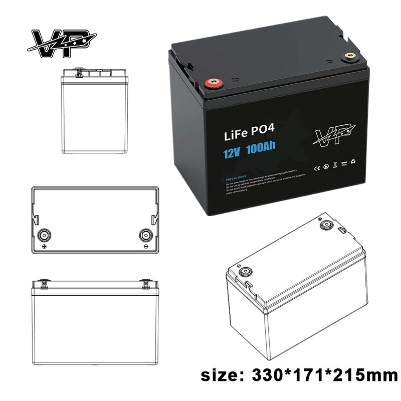 100 AMP Hour Lithium Battery Bulk Deep Cycle LiFePO4 100Ah for Solar Storage System