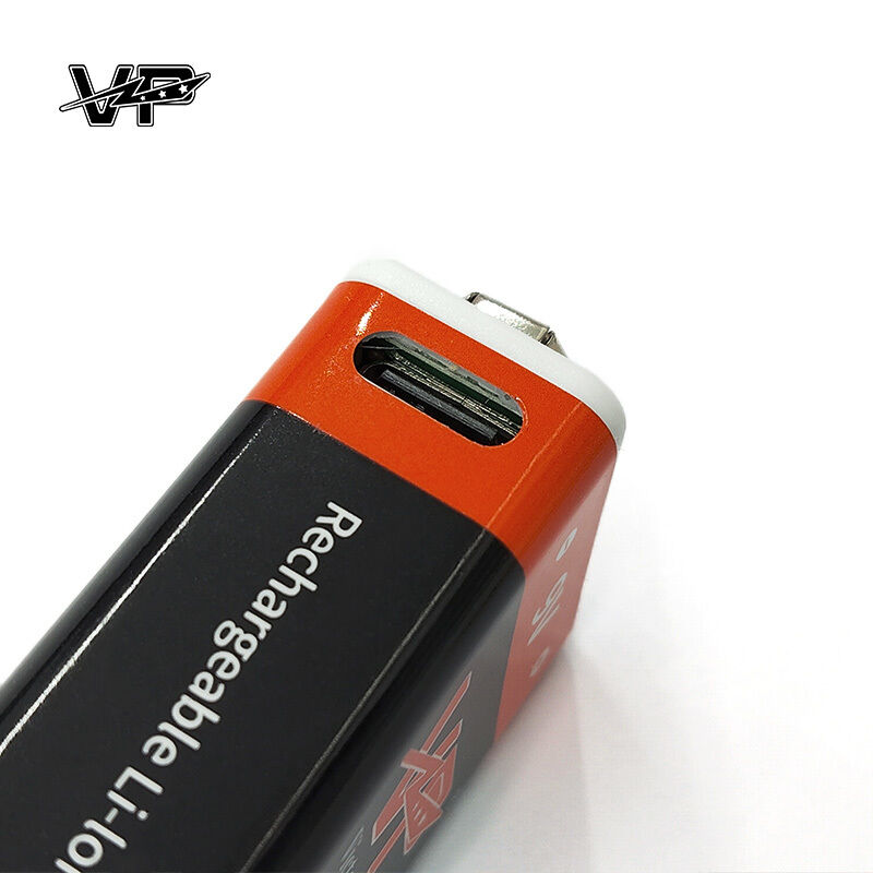 Bulk Wholesale 9V USB C Rechargeable Lithium Ion Battery for Smoke Alarms | Battery Factory