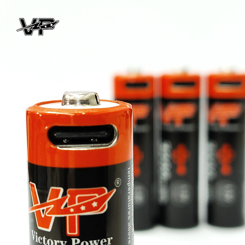 Bulk USB C Rechargeable AA Lithium Batteries 1.5V High Capacity 3200 mWh | OEM/ODM Factory Supplier